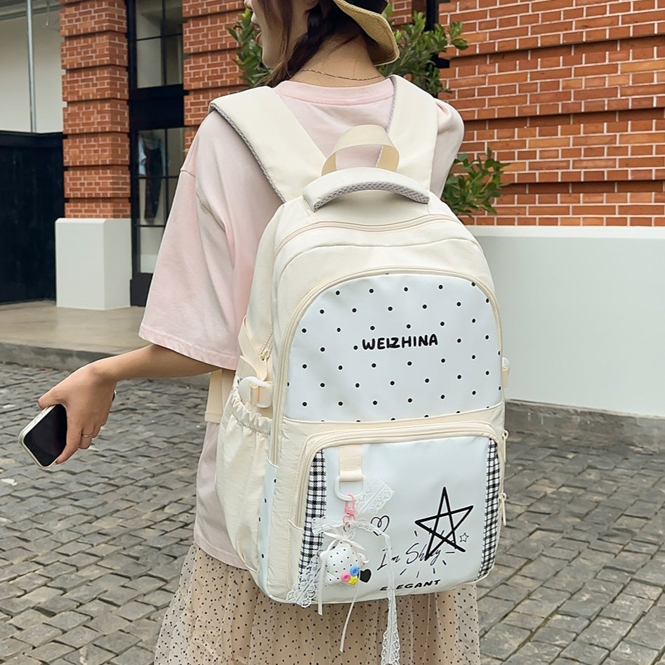Trendige gepunktete Rucksack Brehn 1791204846