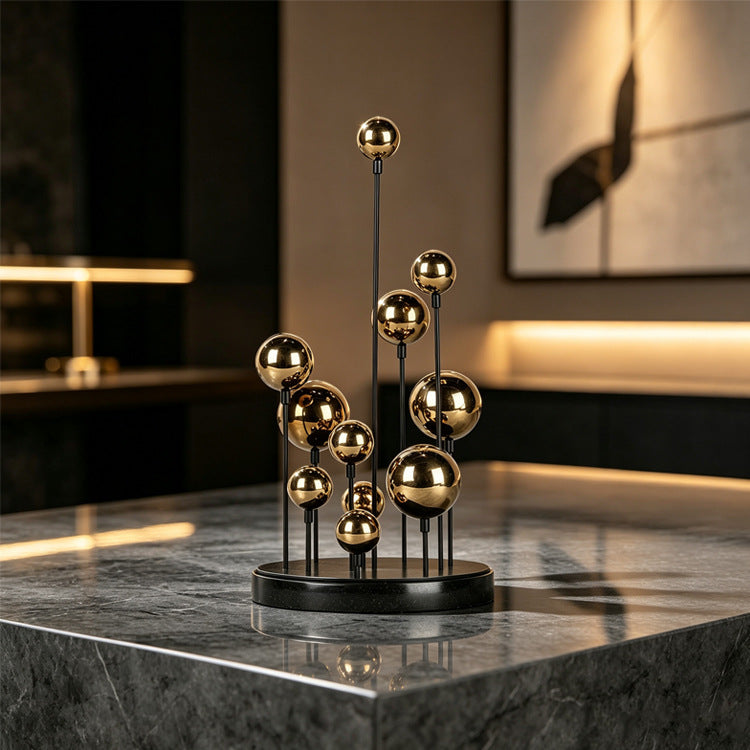 Moderne Metallic Kinetische Skulptur