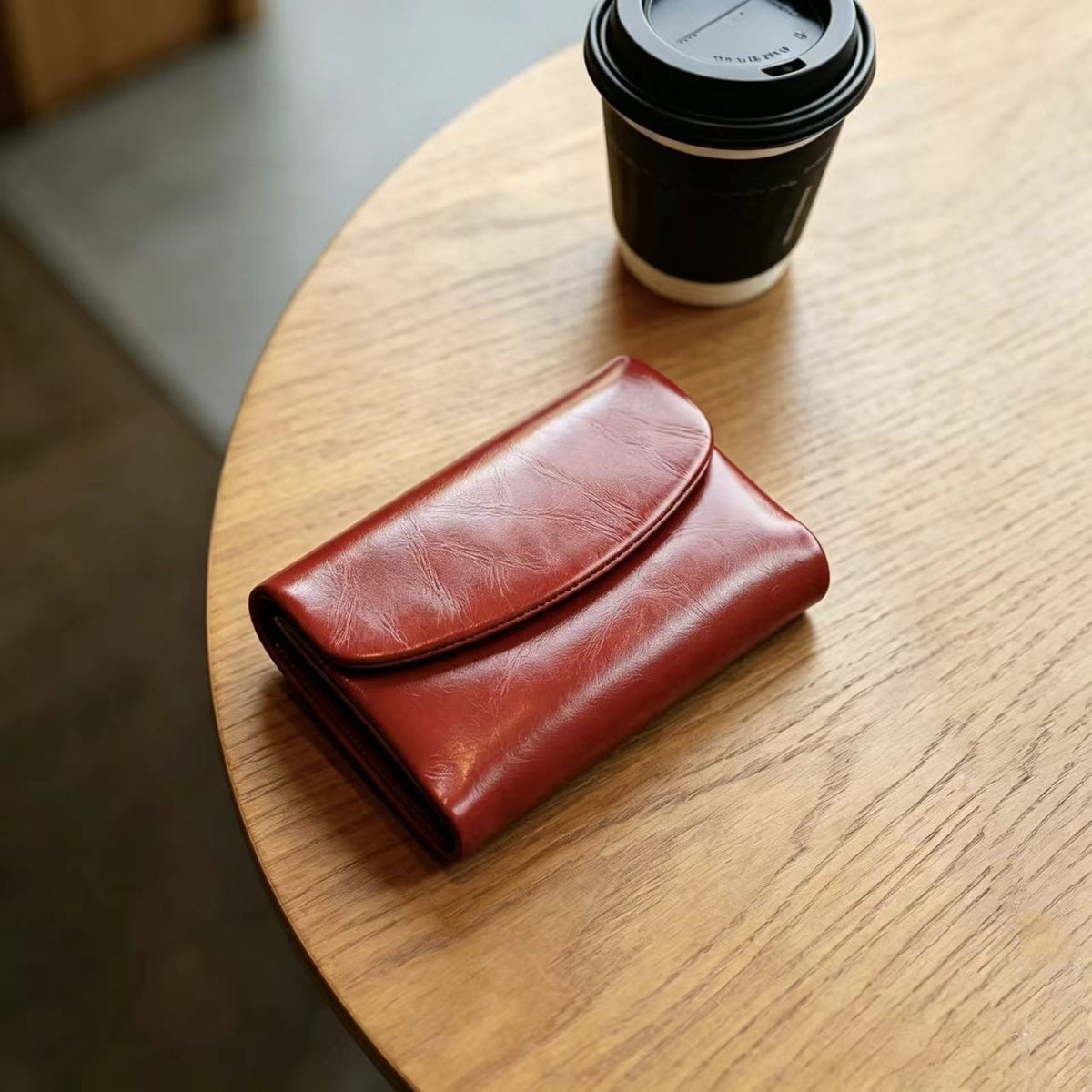 Elegante Leder Kartenetui Geldbörse