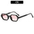 Geometrische sechseckige Sonnenbrille