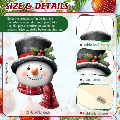 Dekoratives Holzschild mit Wintermotiven Brehn