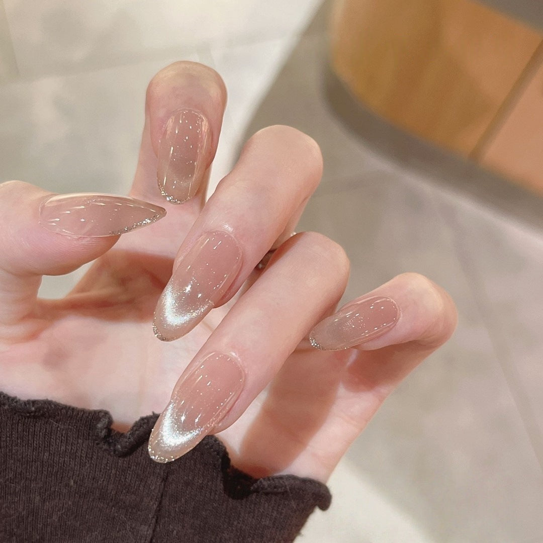 Kunstnägel mit Elegantem Glitzerfranz Brehn