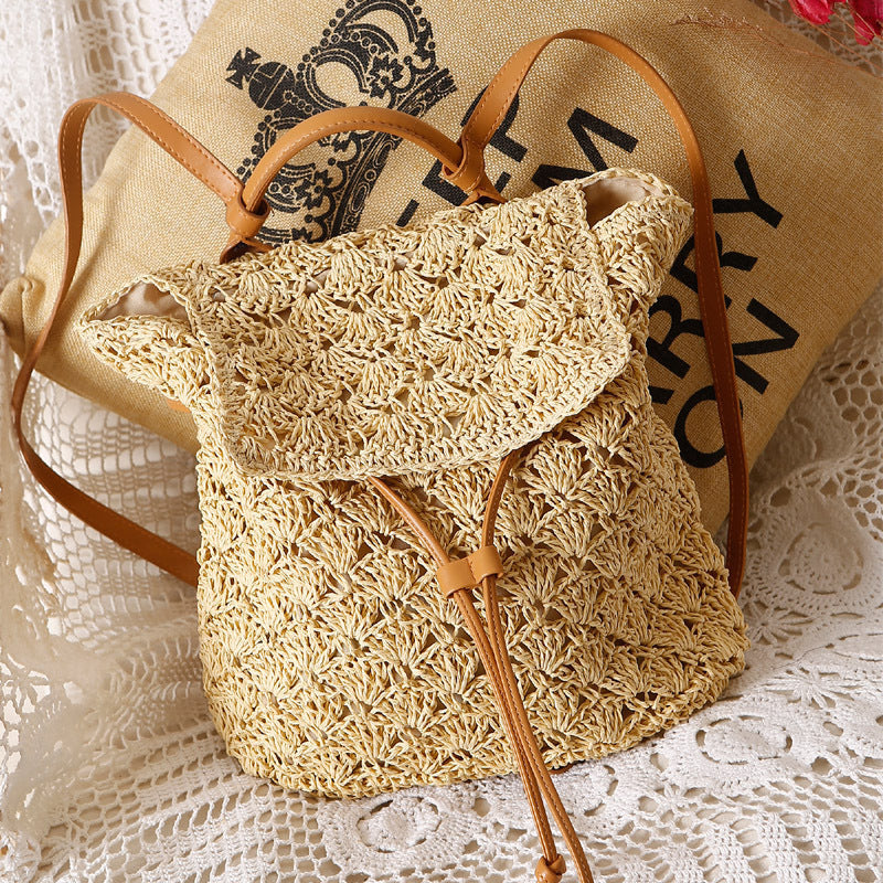 Lässige Rucksacktasche Aus Handgefertigtem Naturmaterial Brehn