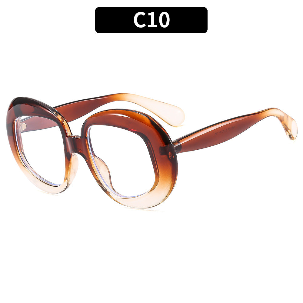 Oversized Retro-inspirierte Sonnenbrille