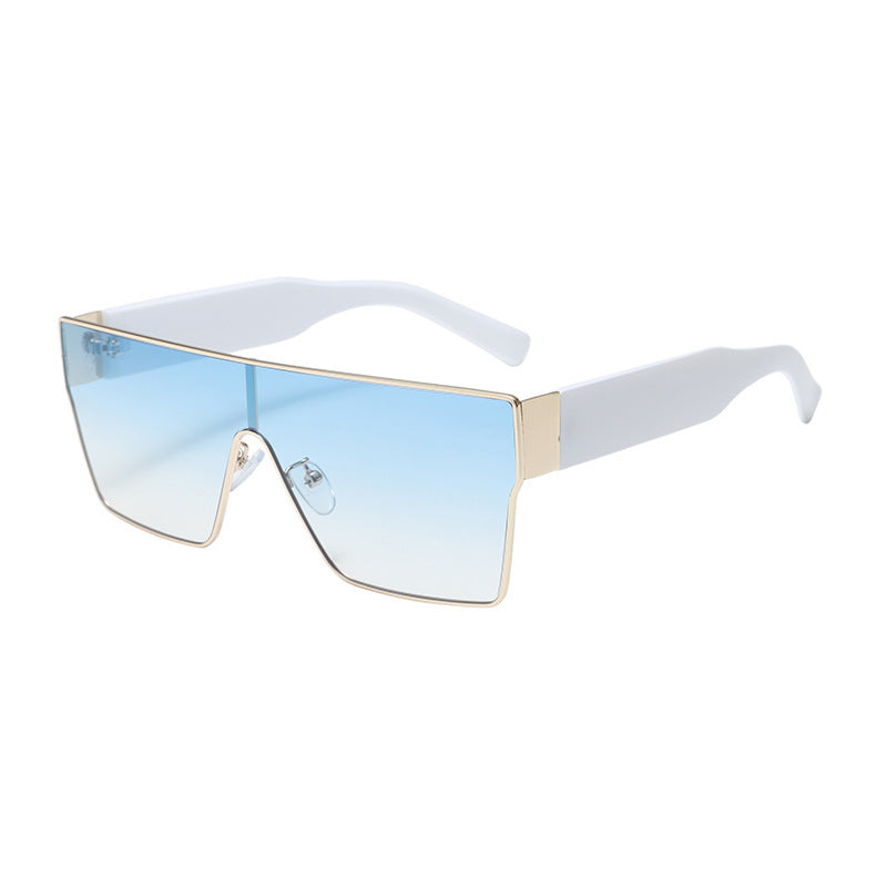 Damen Modische visierartige Sonnenbrille mit innovativem Rahmen Brehn