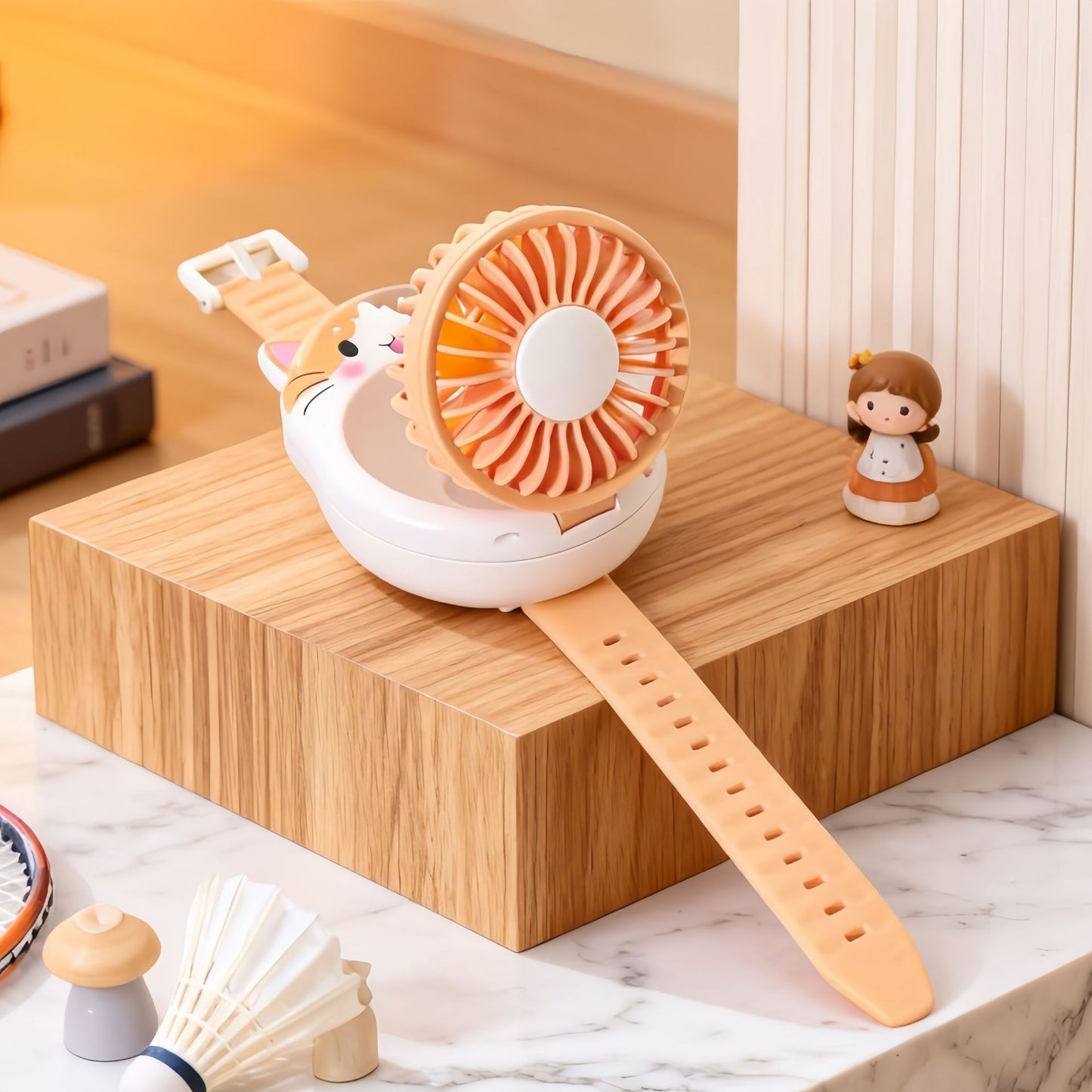 Damen Tragbarer Handventilator im kreativen Hundedesign Brehn