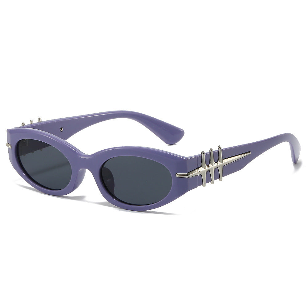 Stilvolle elegante ovale Rahmen-Sonnenbrillen Brehn