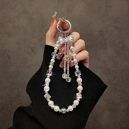 Elegante Multi-String Perlen Schlüsselanhänger Brehn