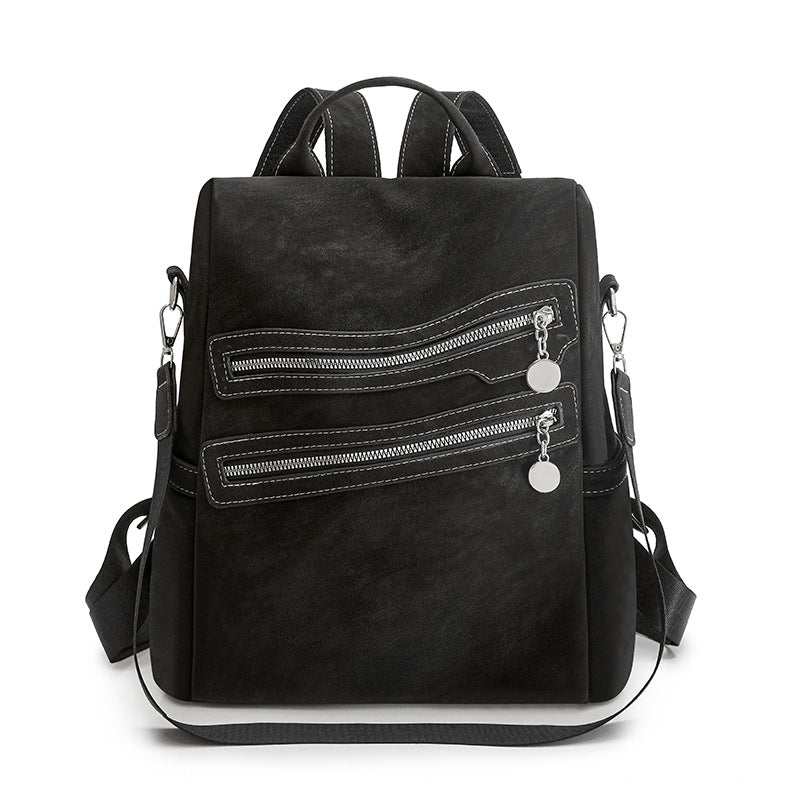 Stylischer Multi-Reißverschluss-Rucksack Brehn