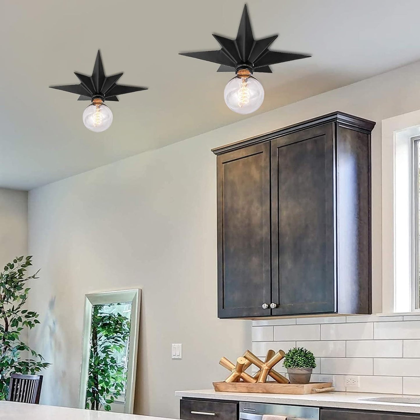 Brehn | Moderne sternförmige Deckenlampe