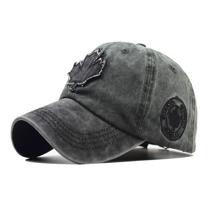Damen Distressed Canvas Baseball Cap Brehn