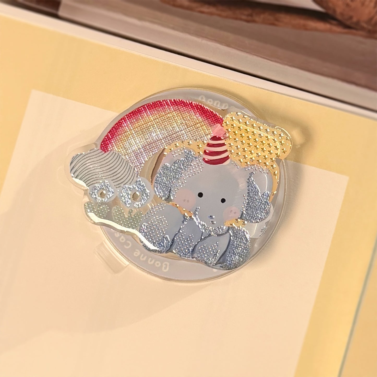 Kawaii Elefant Smartphone Fingerhalter Brehn