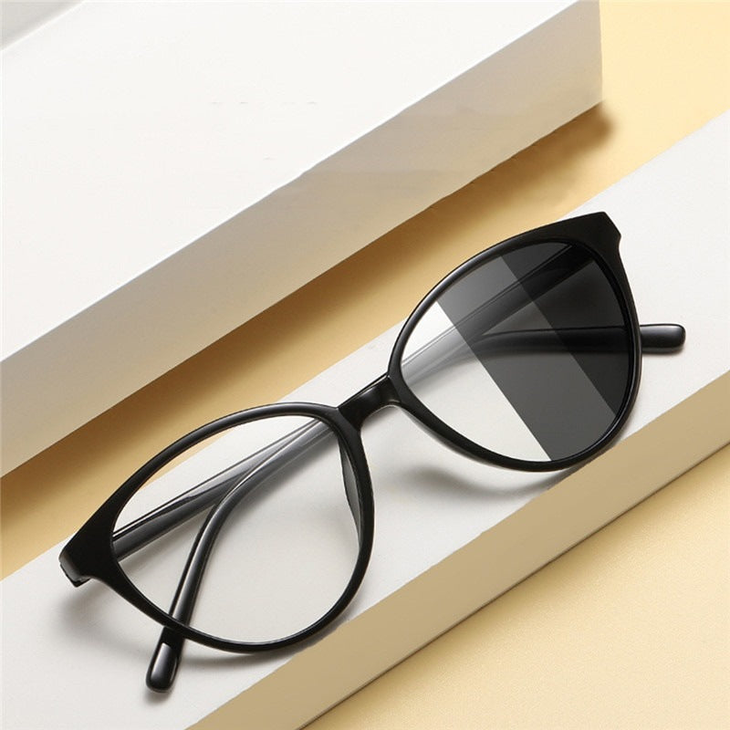 Damen modische lichtempfindliche Katzenaugenbrille Brehn