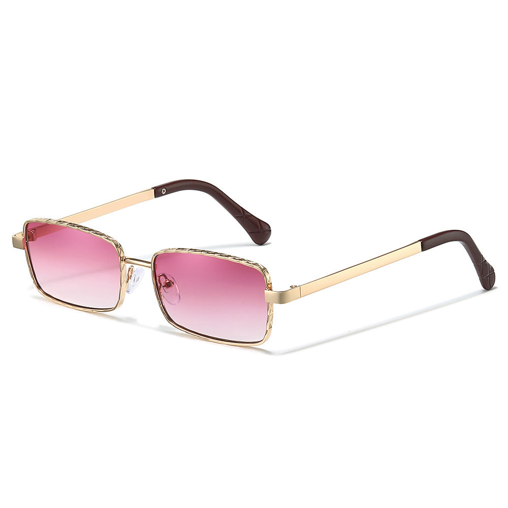 Elegante Minimalistische Rechteckige Sonnenbrille Brehn