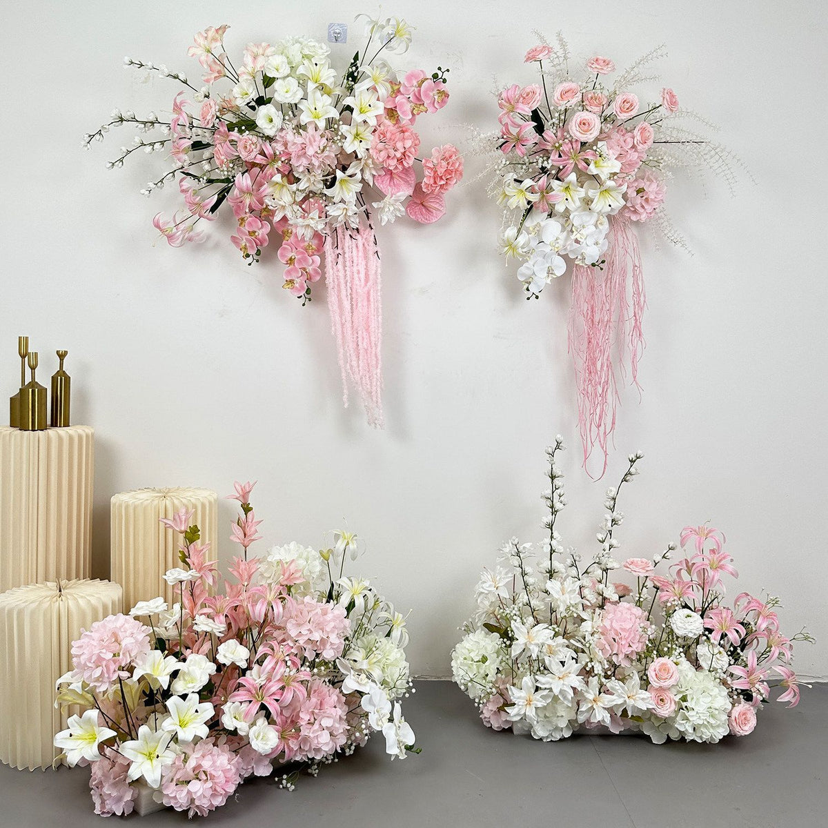 Premium Faux Floral Wanddekorationsstrauß