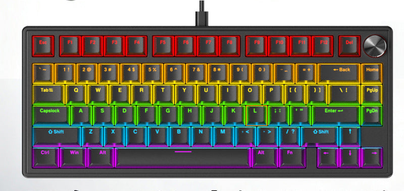RGB hintergrundbeleuchtete Gasket Mechanische Tastatur Brehn