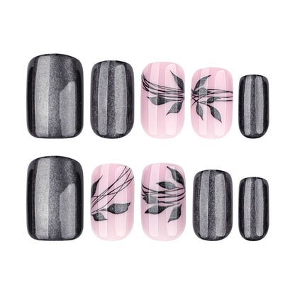 Kunstvolle und elegante Nagelkunst mit floralem Muster Brehn