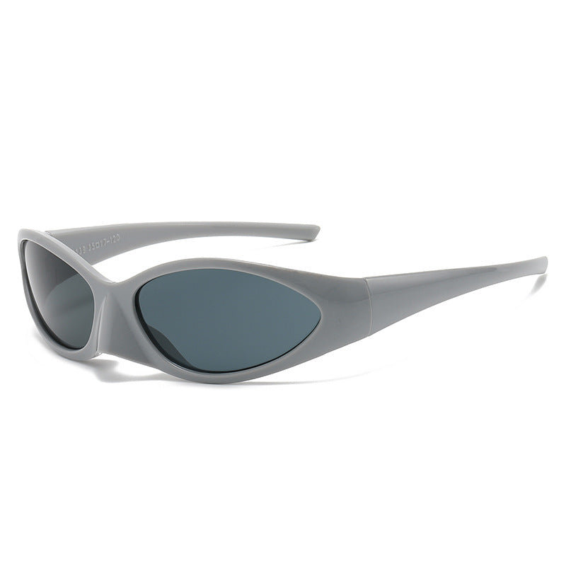 Damen Sportliche Sonnenbrille mit aerodynamic Design Brehn