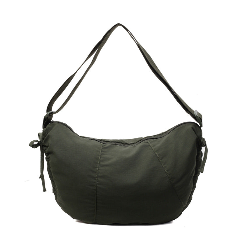 Lässige weiche Stoff Hobo Tasche Brehn