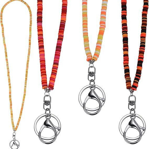 Bunte Perlen ID Badge Halter Lanyard Brehn