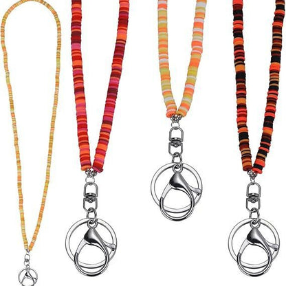 Bunte Perlen ID Badge Halter Lanyard Brehn