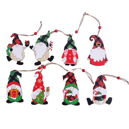 Holz Weihnachtsgnome Ornament Brehn