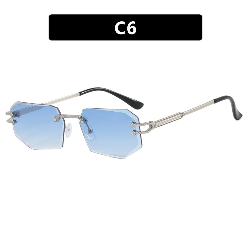 Damen geometrische Fashion-Sonnenbrille Brehn