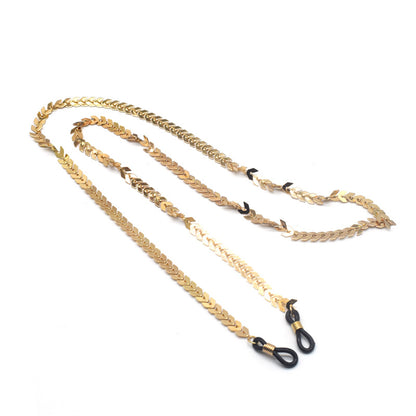 Elegante vergoldete Brille Kette Brehn