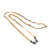 Elegante vergoldete Brille Kette Brehn
