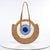 Handgefertigte Runde Basttasche Brehn
