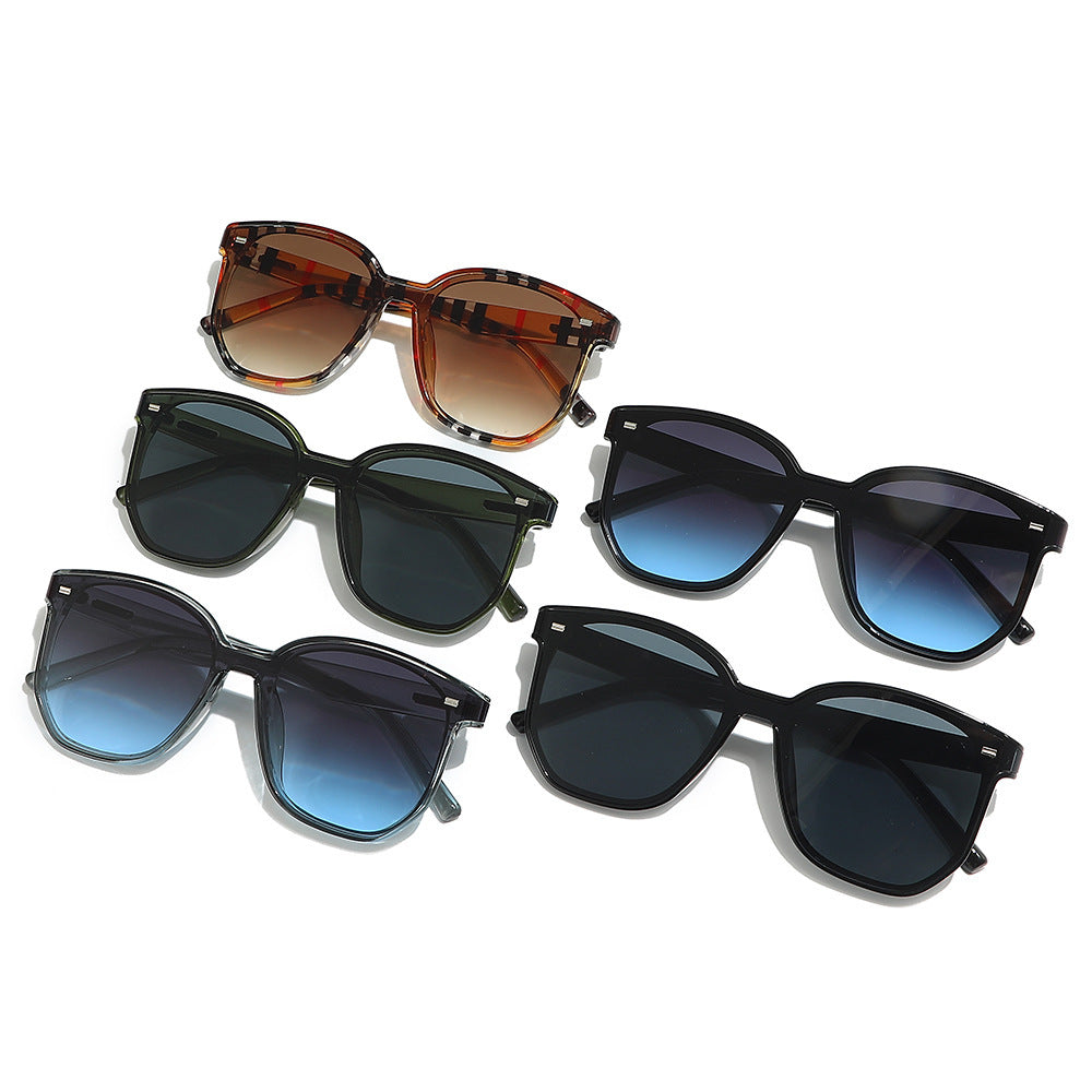 Geometrischer Rahmen Oversized Sonnenbrille Brehn