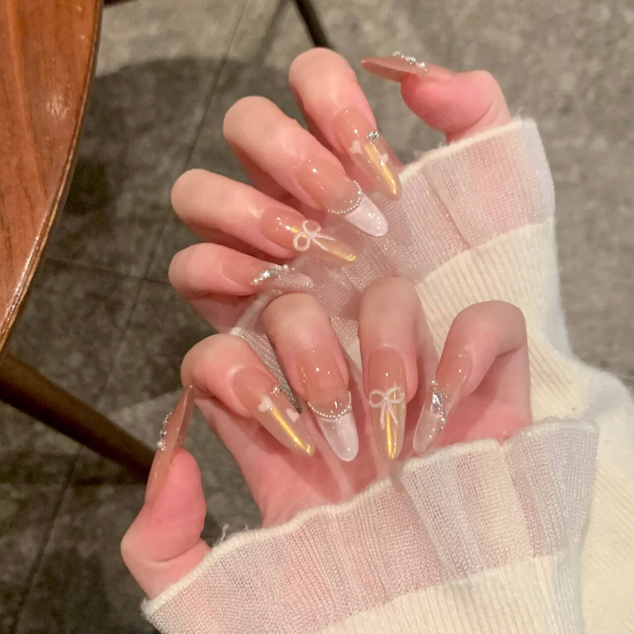 Elegante Press-On Nagelverlängerungen Brehn