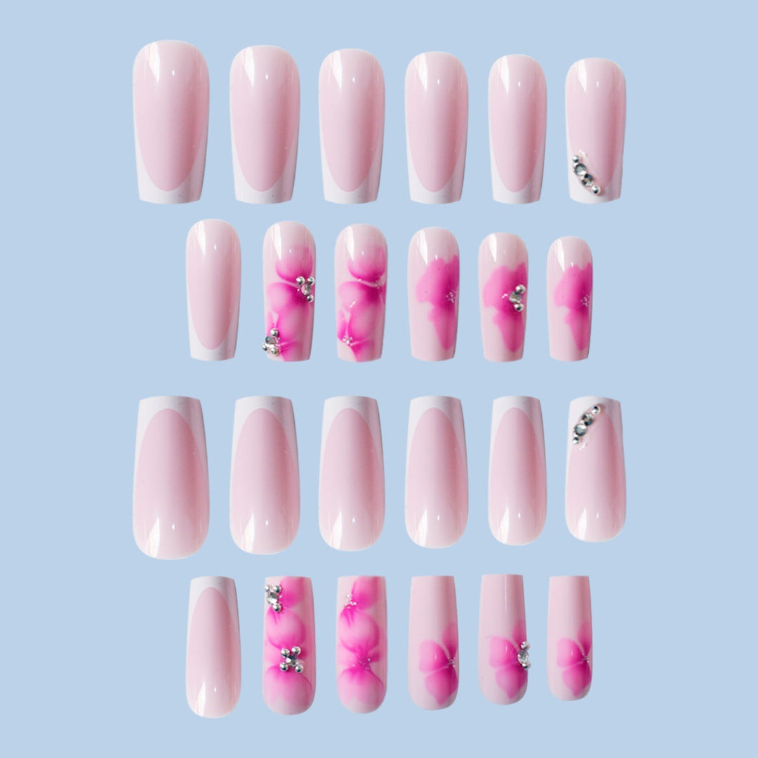 Floral Art Press-On Nagelset Brehn
