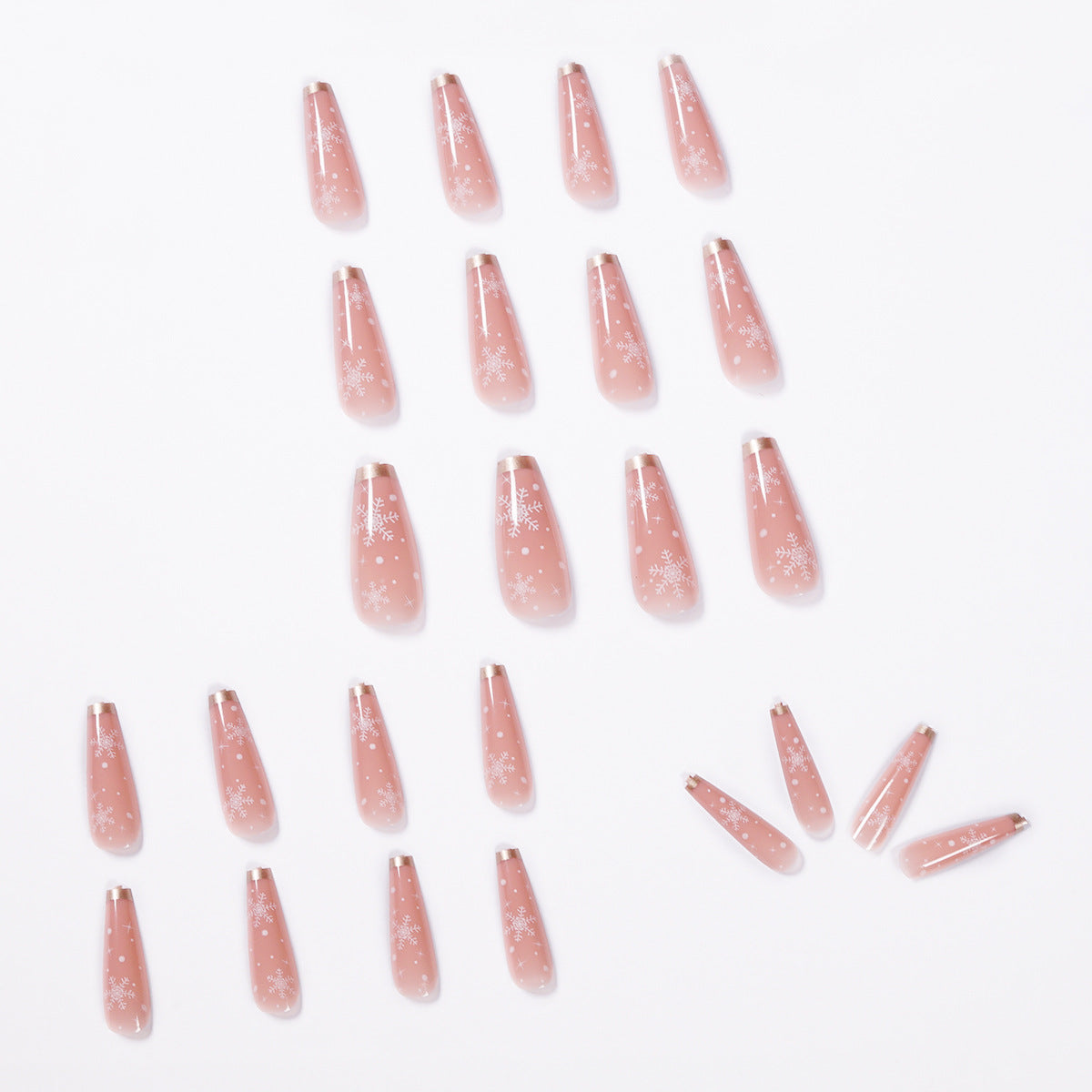 Kunstvolle Weihnachts-Nagelkunst Brehn