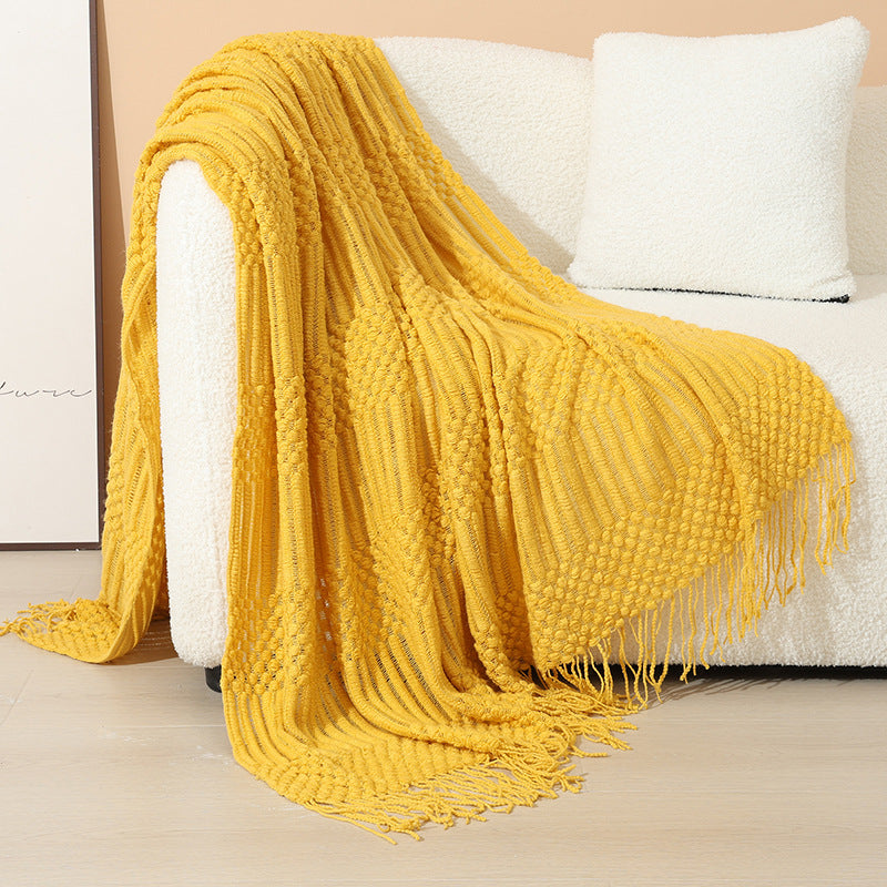 Damen stylische Wohnzimmerdecke mit Fransenmuster Brehn