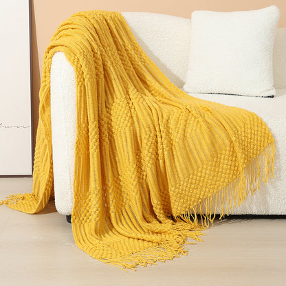 Damen stylische Wohnzimmerdecke mit Fransenmuster Brehn