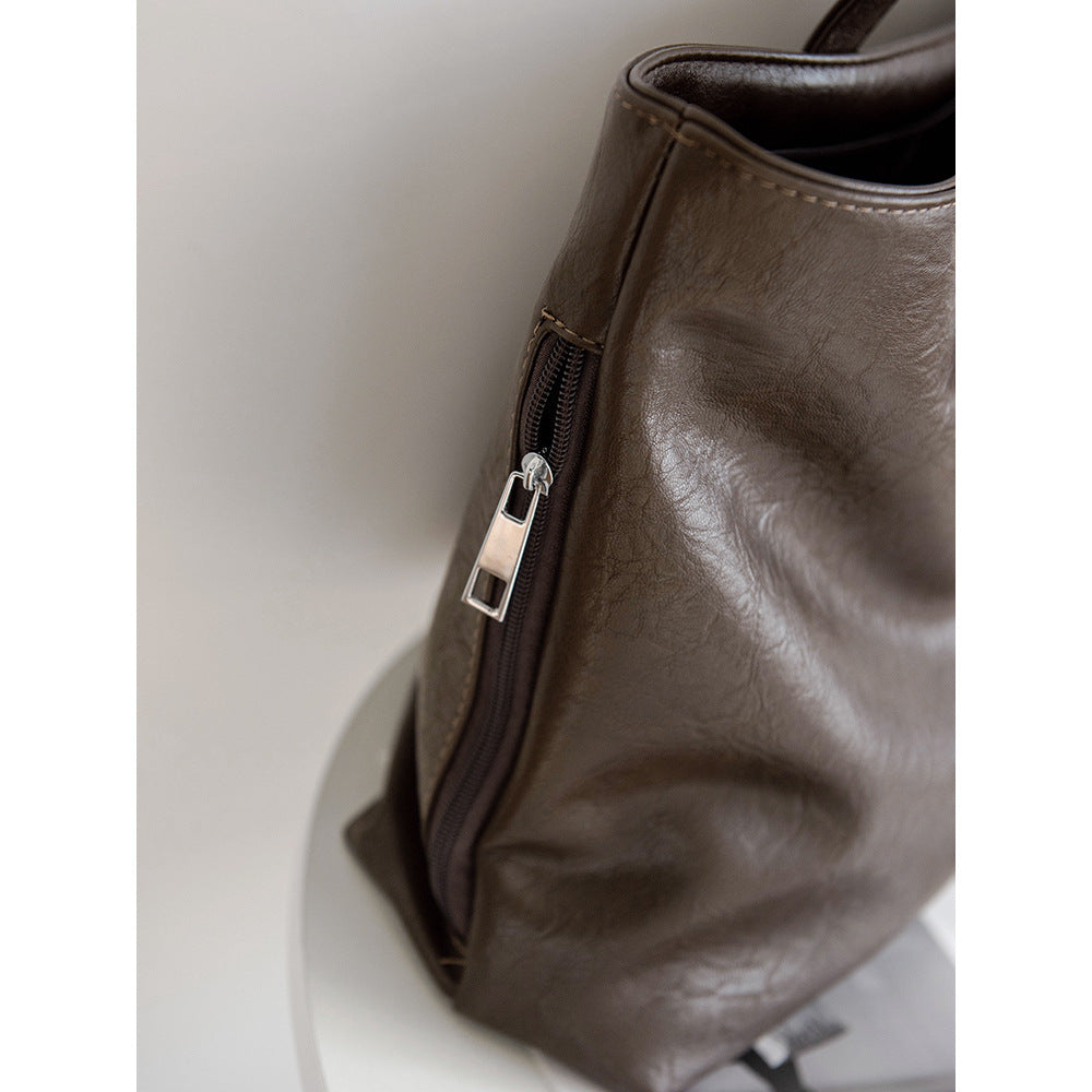 Langlebige Alltag Leder Tasche Brehn