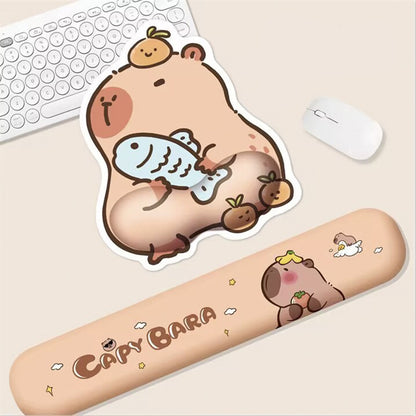 Süßes Capybara-Themen Gel-Handballenauflage