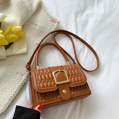 Gesteppt Strukturierte Handtasche