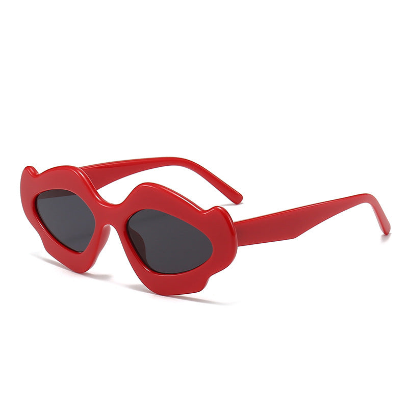 Damen modische Sonnenbrille mit einzigartigem Blütenrahmen Brehn