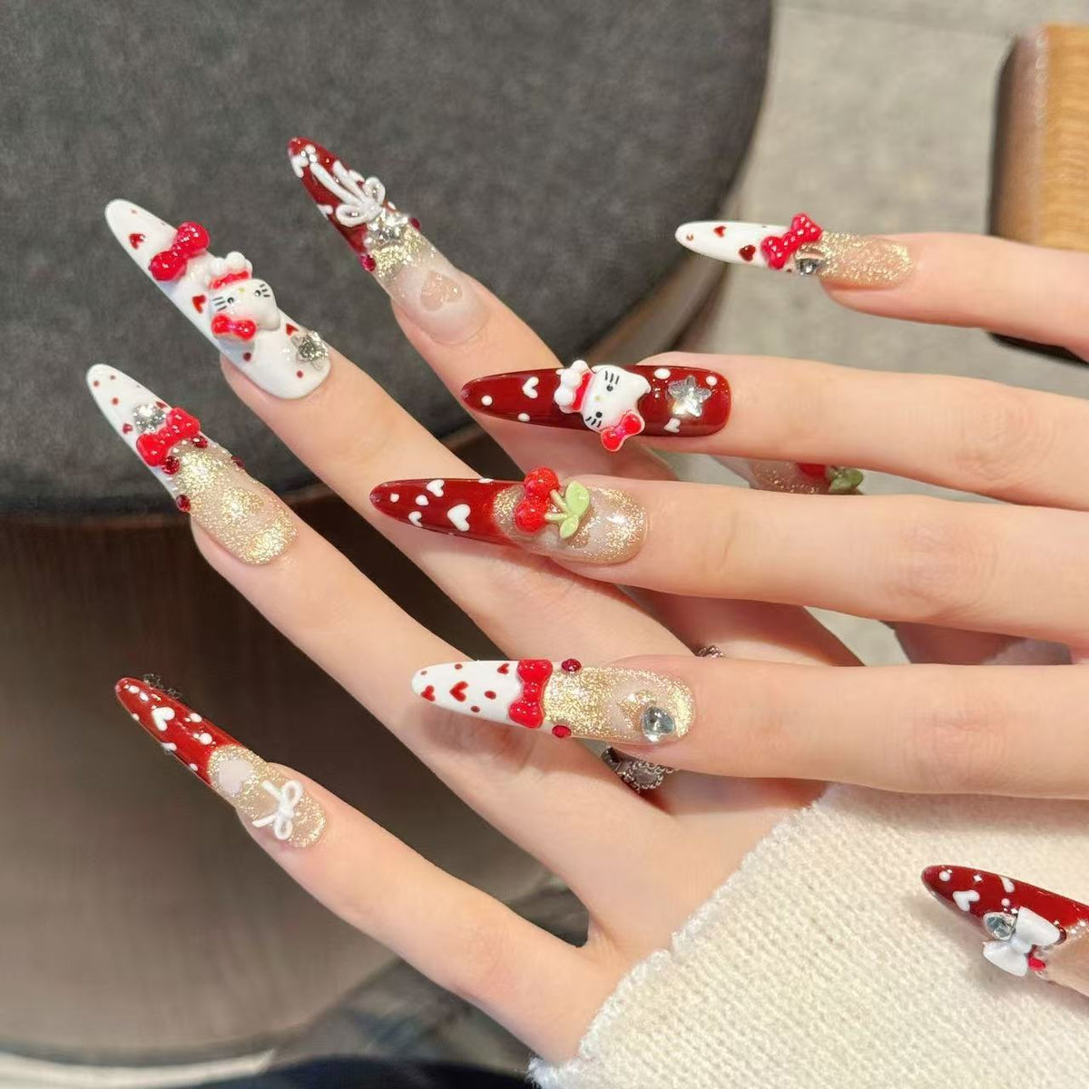 Dekorative Nagelkunst