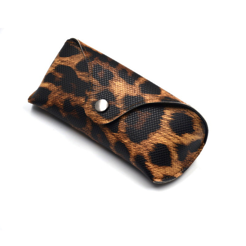 Stylische Leopard Druck Brillenetui Brehn