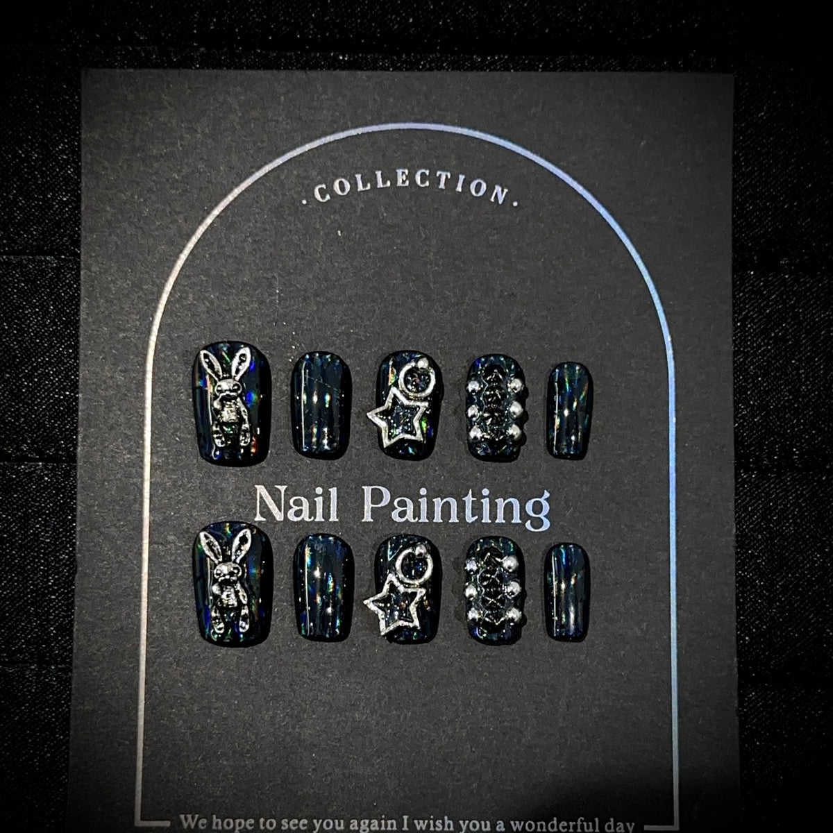 Künstlerische Nagelkunst Kollektion