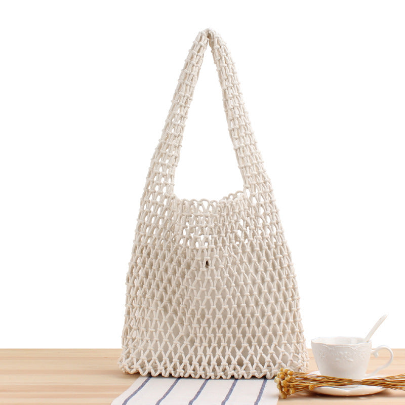 Netz Tragetasche Aus Handgefertigtem Naturmaterial Brehn