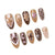 Lebkuchen-Themen Urlaub Press-On Nagelkunst Set Brehn