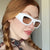 Damen extravagante Sonnenbrille mit strukturiertem Rahmen Brehn