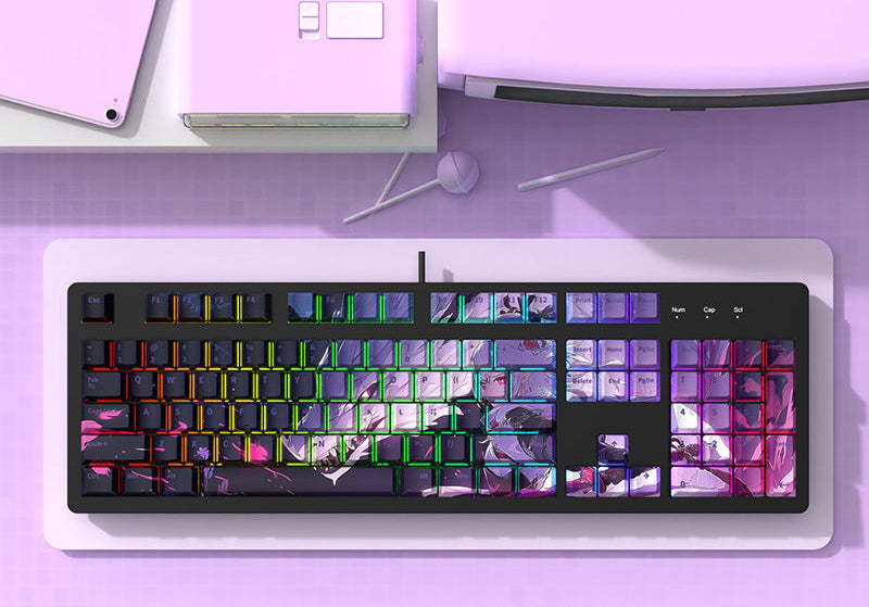 Künstlerisch Themed Mechanische Tastatur Brehn