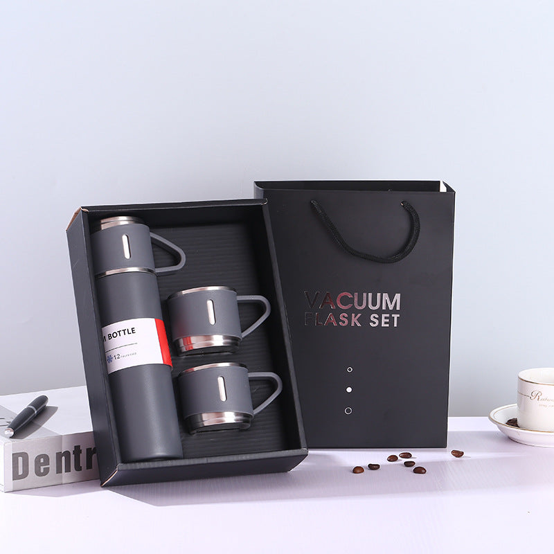 Damen Thermoset mit Kaffeetassen und Isolierflasche Brehn