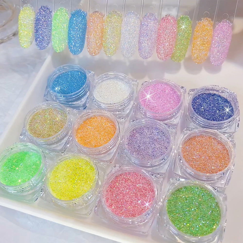 Glitzerndes Kosmetik-Glitzer-Set
