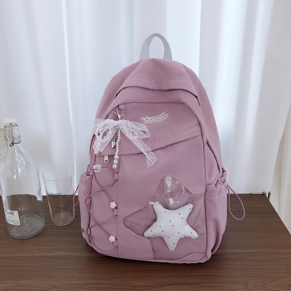 Stylische dekorative Mini-Rucksack Brehn